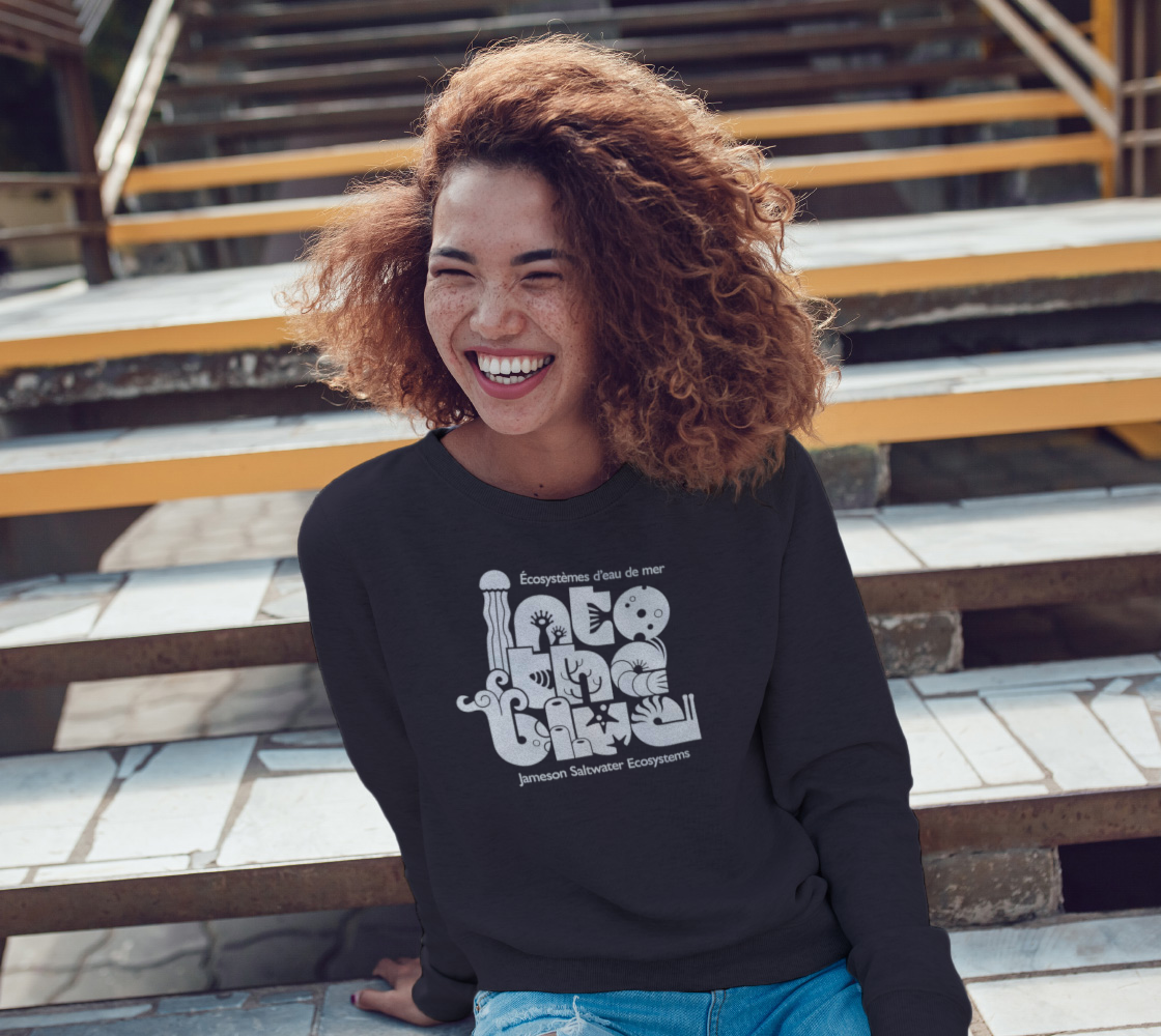Sweatshirt - Into the Blue (White)