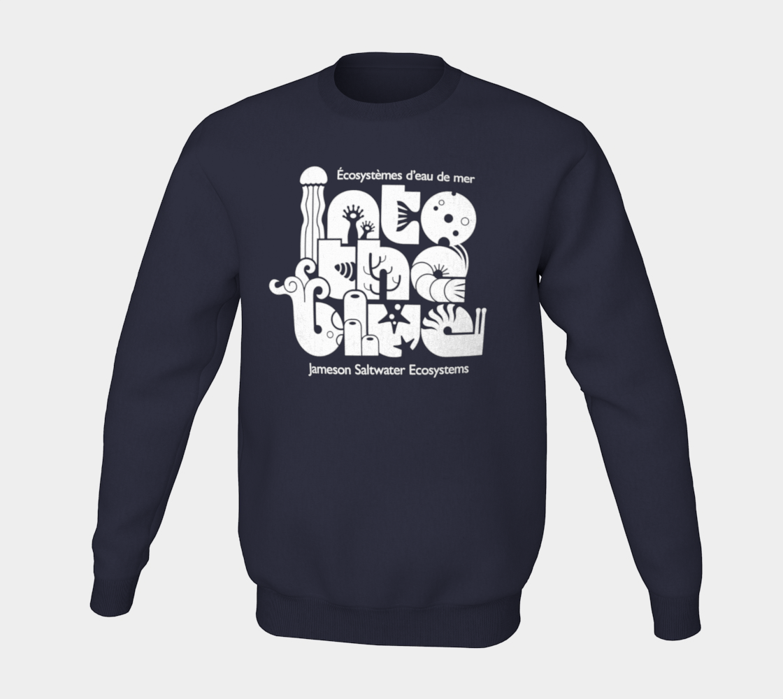 Sweatshirt - Into the Blue (White)
