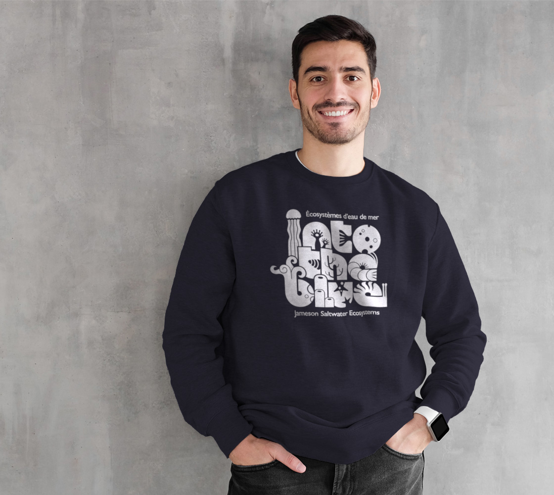 Sweatshirt - Into the Blue (White)