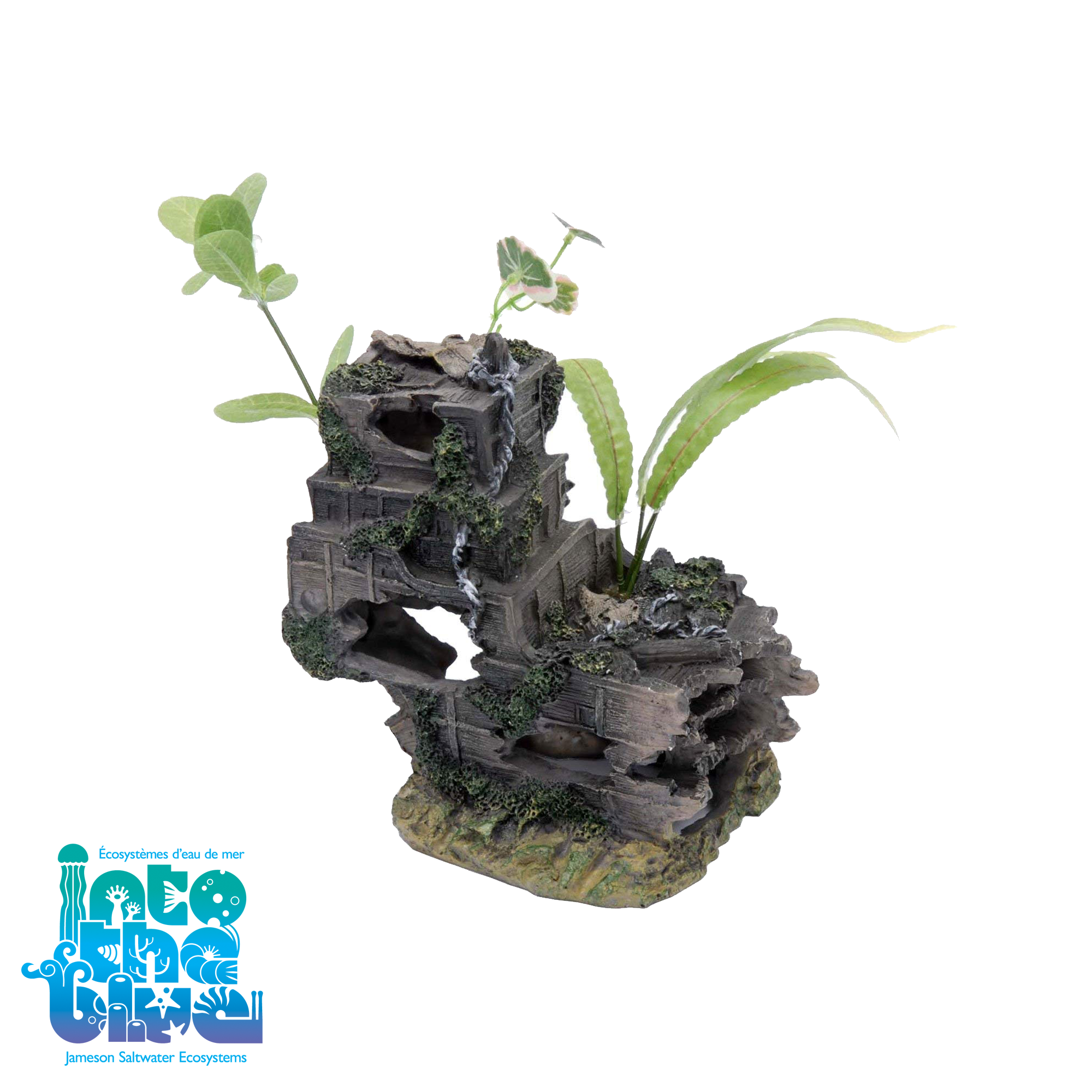 Penn-Plax - Aquarium Decor | Shipwreck Stern with Plants