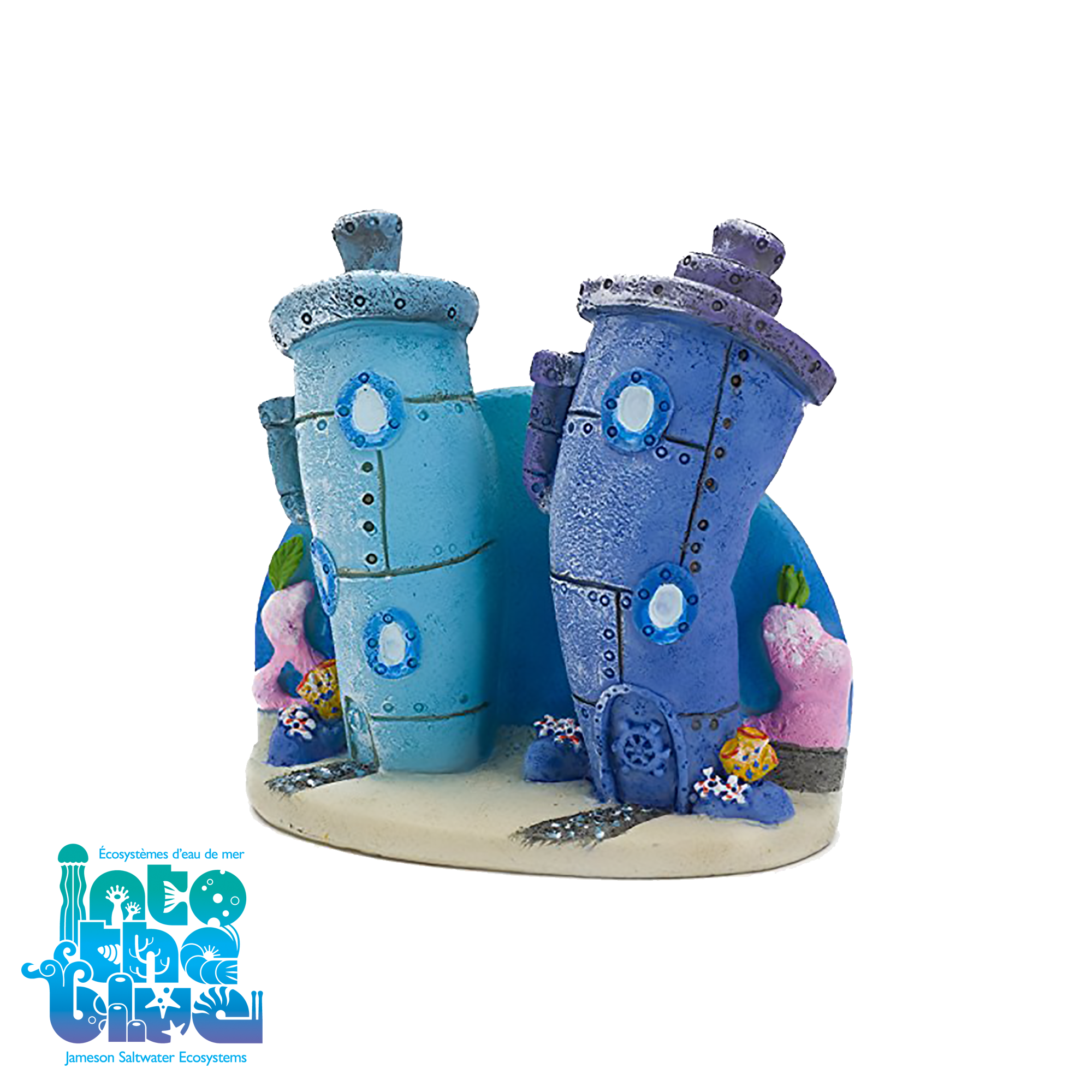 Penn-Plax - Aquarium Decor | Nickelodeon - SpongeBob SquarePants | Bikini Bottom Homes