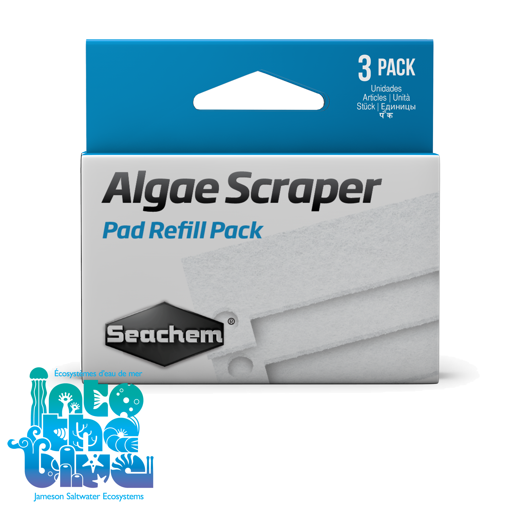 Seachem - Algae Scraper | Replacement Scrubber Pads