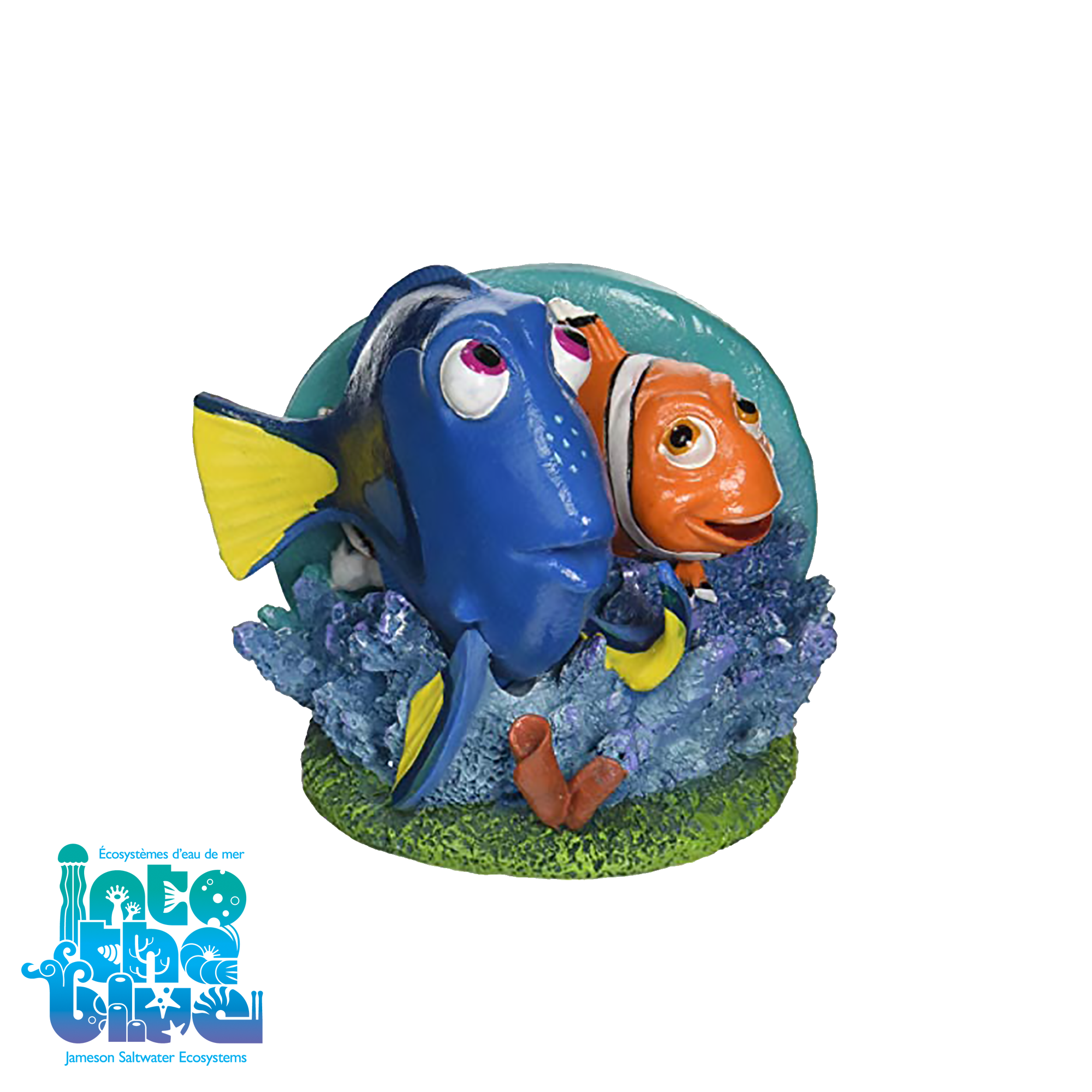Penn-Plax - Aquarium Decor | Pixar - Finding Nemo | Dory and Marlin on Coral
